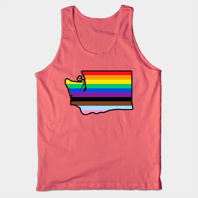 Washington Pride Tank Top by fearcity